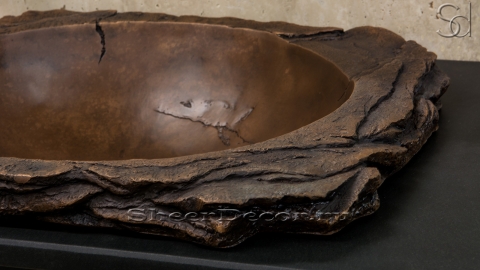 Бронзовая раковина Bora из сплава Bronze ИНДОНЕЗИЯ 263300311 для ванной комнаты_3