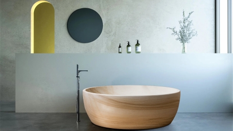 Эксклюзивная ванна Bowl M24 из бежевого песчаника Australian Sandstone 6370250524_1