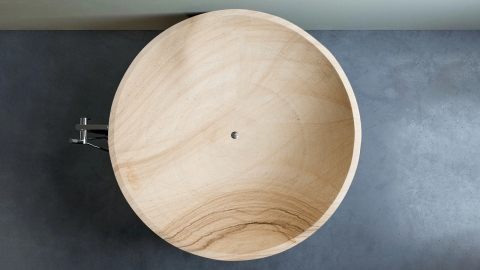 Эксклюзивная ванна Bowl M24 из бежевого песчаника Australian Sandstone 6370250524_2