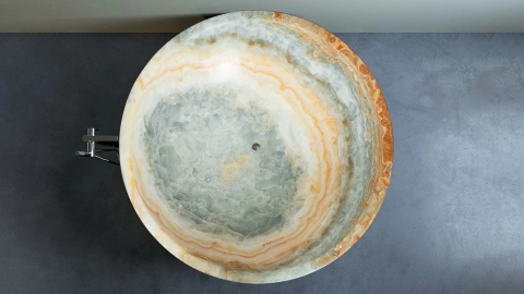 Эксклюзивная ванна Bowl M24 из голубого оникса Blue Onyx 6370461524_2
