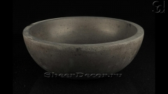 Каменная курна круглой формы Bowl из черного базальта Mongolian Black МОНГОЛИЯ 637031121_1