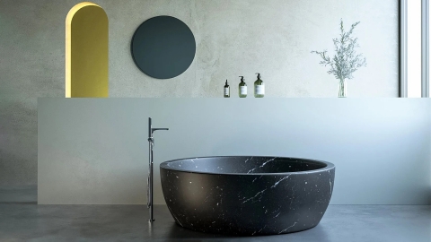 Мраморная ванна Bowl M24 из черного камня Nero Marquina 6370180524_3