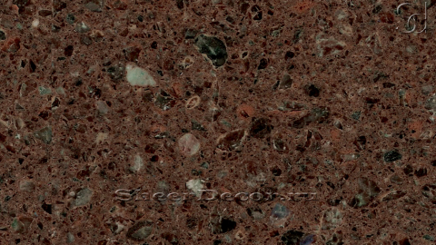 Кварцевая плитка и слэбы из коричневого кварцевого агломерата Browngrainyquartz 617_1