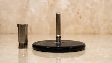 Крышка донного слива Cap PL черного цвета из гранита Carbon 250008141_2