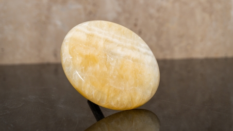 Крышка донного слива Cap KH желтого цвета из оникса Honey Onyx 251016141_5