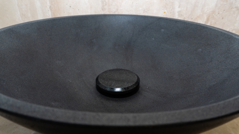 Крышка донного слива Cap KH черного цвета из мрамора Nero Marquina 251018141_2