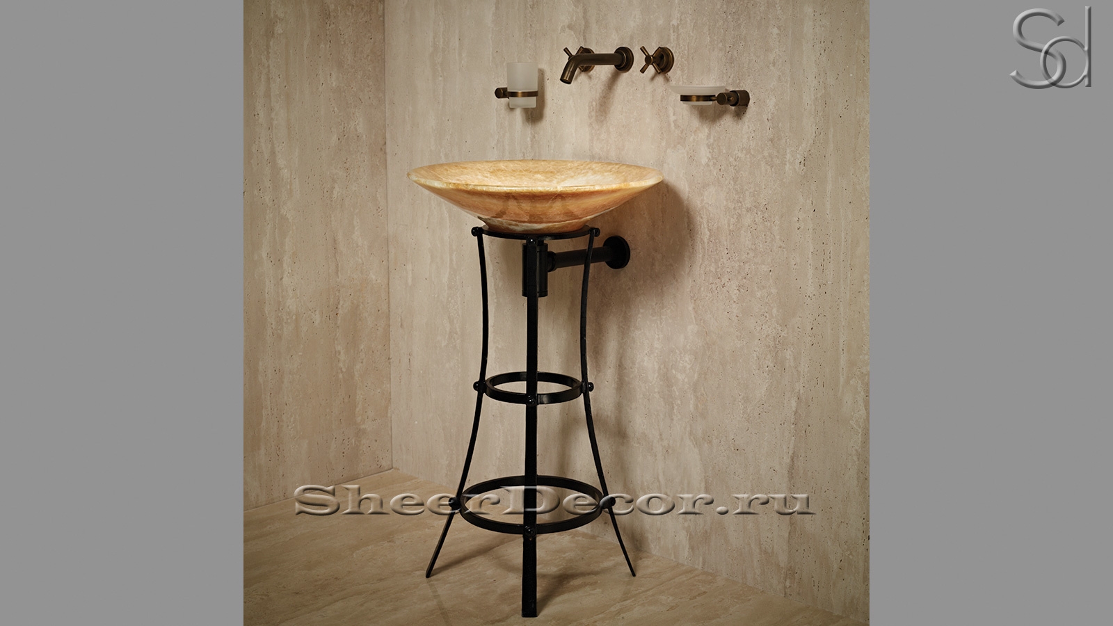 Подставка Claire Roundel из стали Black Steel с крашеной фактурой Paint_1600_pixels_1 Настенная подставка для ванную Claire из стали Black Steel_1600_pixels_1