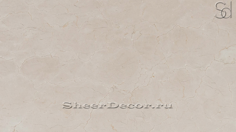 Мраморная плитка и слэбы из натурального мрамора Crema Marfil Extra бежевого цвета_1