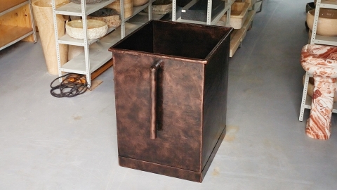 Элитная купель Cubo из меди Copper 026200401 производство ИНДОНЕЗИЯ_3