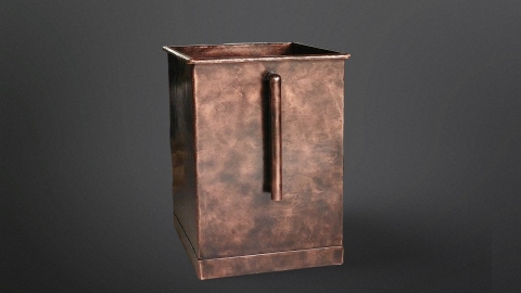 Элитная купель Cubo из меди Copper 026200401 производство ИНДОНЕЗИЯ_6