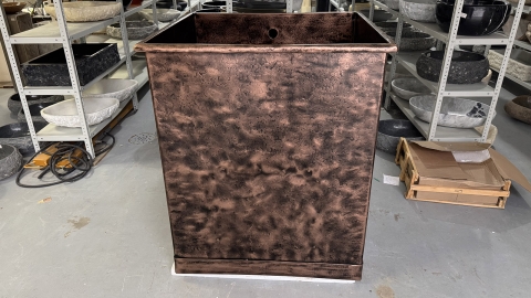 Элитная купель Cubo из меди Copper 026200401 производство ИНДОНЕЗИЯ_8