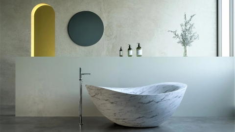Мраморная ванна Debora из белого камня Bianco Carrara 062005151_3