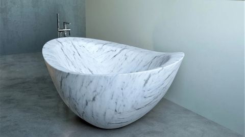 Мраморная ванна Debora из белого камня Bianco Carrara 062005151_4