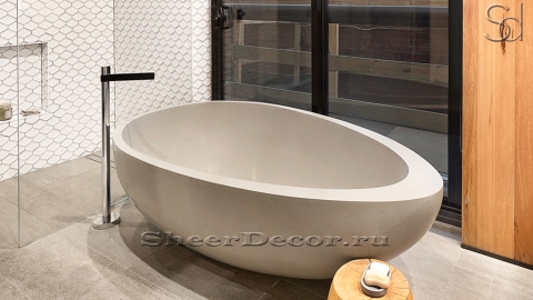Ванна Distrito из искусственного кориана Bianco 014214051_2