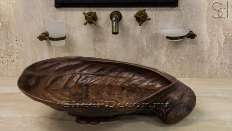 Кованая раковина Doris из бронзы Bronze ИНДОНЕЗИЯ 189300411 для ванной_1