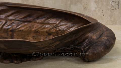 Кованая раковина Doris из бронзы Bronze ИНДОНЕЗИЯ 189300411 для ванной_2