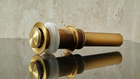 донный слив Drain KH из бронзы, с брашированной фактурой, из латуни Brass 275400121_2