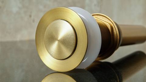 донный слив Drain KH из бронзы, с брашированной фактурой, из латуни Brass 275400121_5