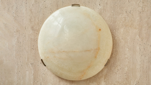 Настенный светильник бра Frisbee 509 WSXL из камня оникса White Honey_2