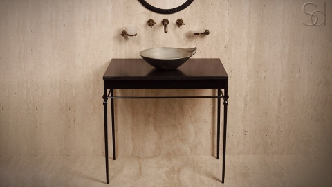 Бронзовая раковина Frume из сплава Chrome Bronze ИНДОНЕЗИЯ 313303611 для ванной комнаты_5