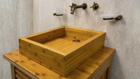 Деревянная подставка под раковину Genesis из бамбука Golden Bamboo 149600021_2