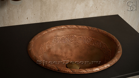 Кованая раковина Genta из бронзы Bronze ИНДОНЕЗИЯ 316300911 для ванной_2