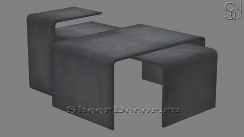 Стол Grande Standard из архитектурного бетона Concrete Black черный 108400941_1