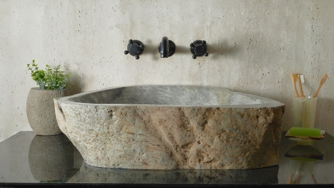 Зеленая раковина Hector M113 из камня кварцита Dragon Green ИНДИЯ 00701411113 для ванной комнаты_5