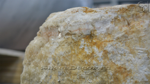 Раковина для ванной Hector M18 из речного камня  Honey Onyx ИНДИЯ 0070161118_2