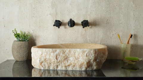 Желтая раковина Hector M236 из камня оникса Honey Onyx ИНДИЯ 00701611236 для ванной комнаты_6