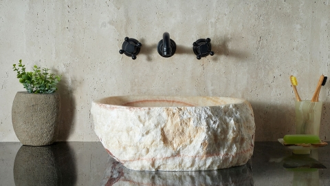 Желтая раковина Hector M239 из камня оникса Honey Onyx ИНДИЯ 00701611239 для ванной комнаты_5