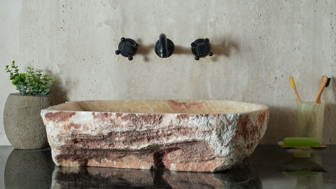 Желтая раковина Hector M246 из камня оникса Honey Onyx ИНДИЯ 00701611246 для ванной комнаты_5