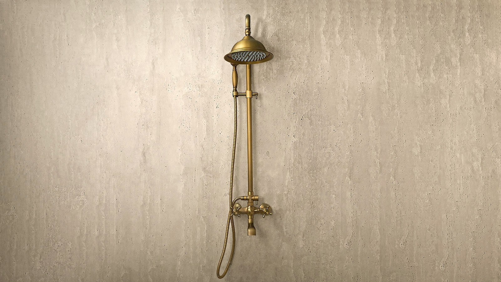Бронзовый лейка для раковины Hudes Bend из латуни Brass 353400145_4 Врезной лейка для раковины Hudes Bend с брашированной фактурой из латуни сорта Brass ИНДИЯ 353400145_4