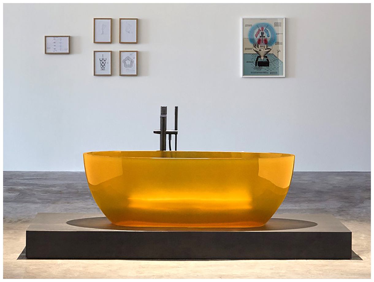 Желтая ванна Ioko из акрилового стекла Bright Dandelion ИТАЛИЯ 370688151_1