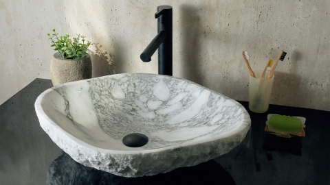 Врезной смеситель для раковины Jemi Pullout с матовой фактурой из латуни сорта Black Brass ИНДИЯ 401401008_3