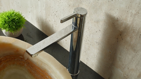 Врезной смеситель для раковины Jemi Neat из латуни сорта Chrome Brass ИНДОНЕЗИЯ 401403104_9