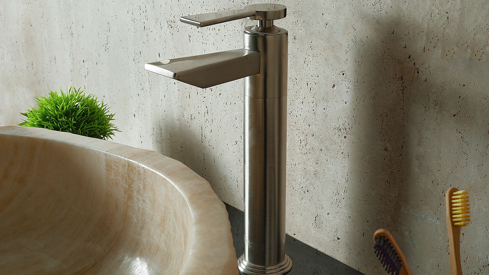 Смеситель для раковины из латуни хромового цвета Jemi Platypus Chrome Brass 401403102_10 Врезной смеситель для раковины Jemi Platypus из латуни сорта Chrome Brass ИНДОНЕЗИЯ 401403102_10