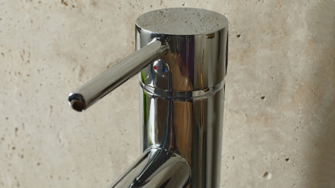 Врезной смеситель для раковины Jemi Retta с глянцевой фактурой из латуни сорта Chrome Brass ИНДОНЕЗИЯ 401403103_5