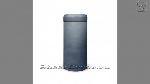 Напольная раковина на пьедестале Jenna M9 из синего бетона Concrete Blue РОССИЯ 126476179 для ванной комнаты_1