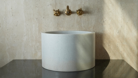 Мраморная курна Kale M19 из белого камня Crystal Grey ИТАЛИЯ 0199221219 для хамама комнаты_4