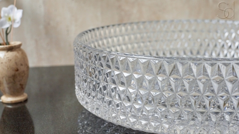 Мойка из закаленного стекла Kale Crystal Glass ПОЛЬША 019220411 для ванной комнаты_8