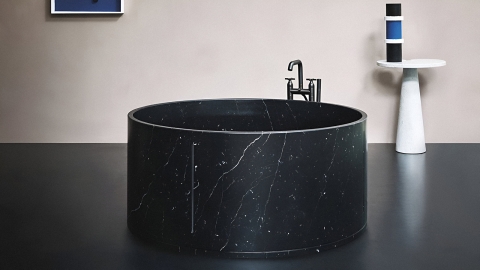 Мраморная ванна Kale M24 из черного камня Nero Marquina 0190181524_2