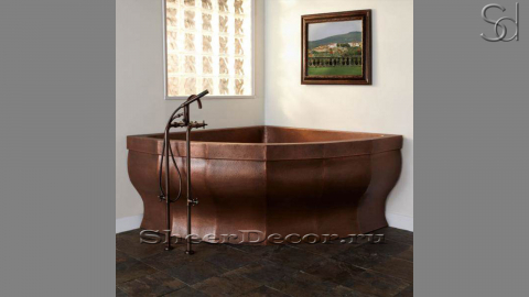 Дизайнерская ванна Kira из бронзы Bronze020300851 производство ИНДОНЕЗИЯ_1