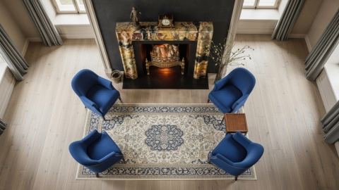 Мраморный портал желтого цвета для отделки камина Lani из натурального камня Sequoia 474026101_4