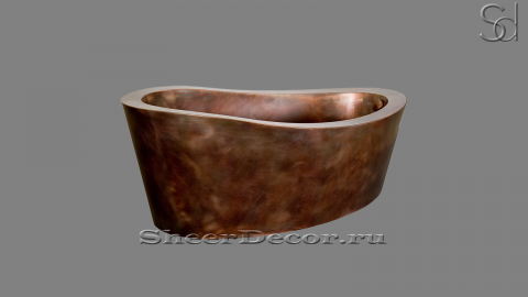 Дизайнерская ванна Lema M12 из бронзы Bronze7343004512 производство ИНДОНЕЗИЯ_1