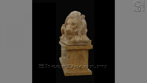Мраморная скульптура Leone из камня Kanfanar_1