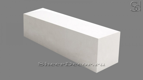 Скамейка Liberta Standard из декоративного бетона White C1 белый 220761936_1