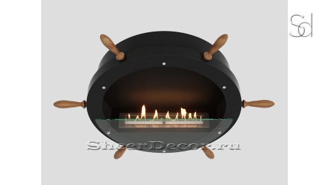 Каминная биотопкаметаллический Lux Fire ВБКК Капитан 800 S из жаропрочной стали_3