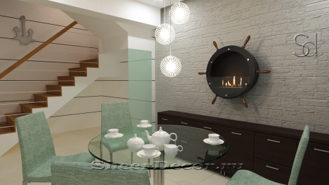 Каминная биотопкаметаллический Lux Fire ВБКК Капитан 800 S из жаропрочной стали_5