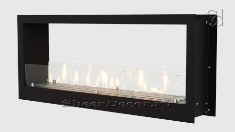 Каминная биотопкаметаллический Lux Fire ВБКС 1130S из жаропрочной стали_2